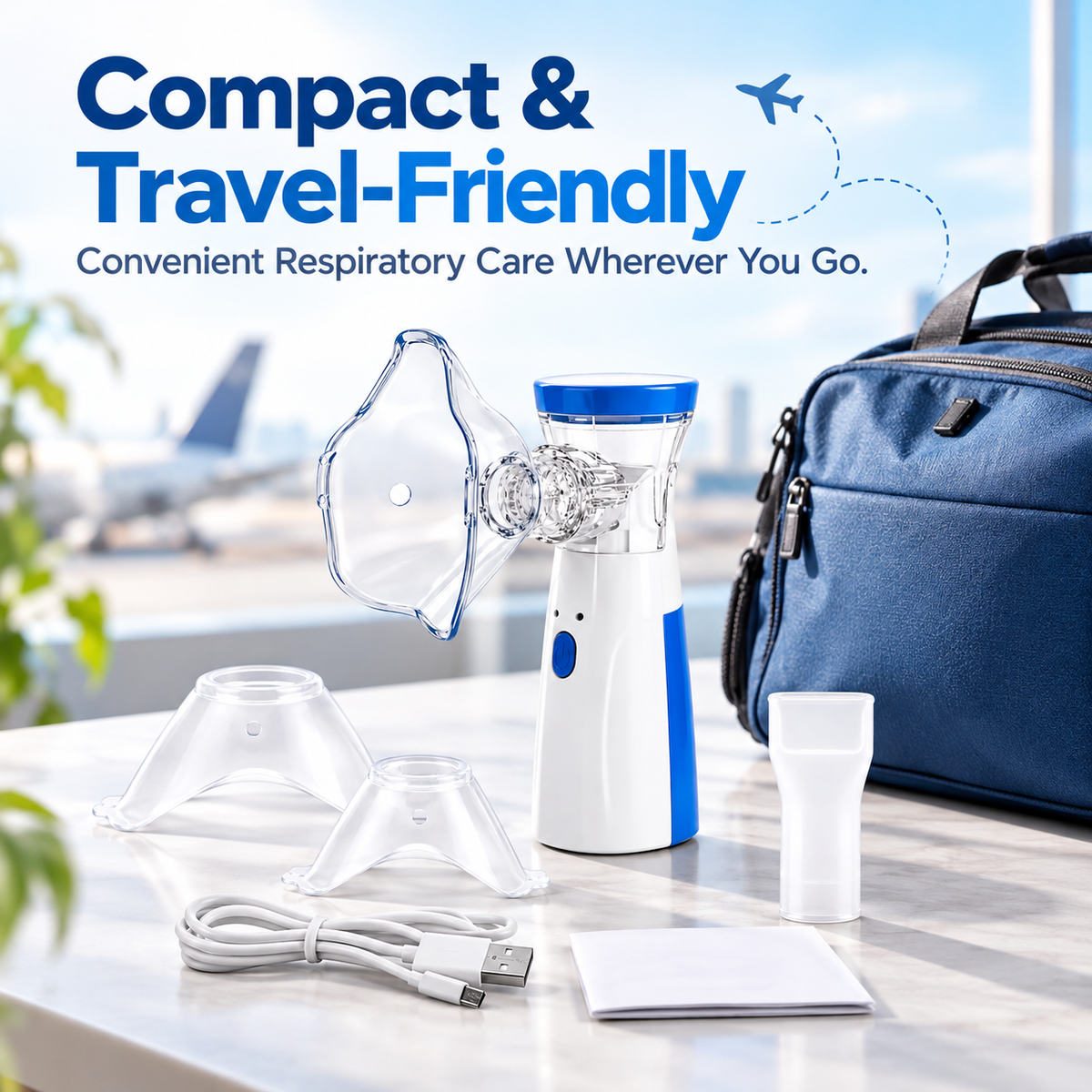Portable Mesh Nebulizer for Kids & Adults